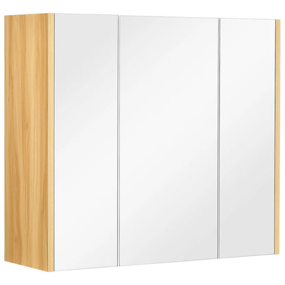 Wall Mounted Medicine Cabinet, Mirror, 3 Doors, Adjustable Shelves, White Mirror Medicine Cabinets at Gallery Canada