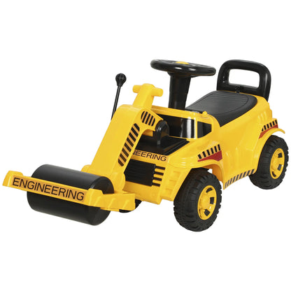 Kids Ride On Construction Car, Push Toy with Horn, Storage, Yellow Toy Excavators Multi Colour at Gallery Canada