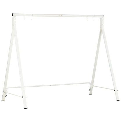 Metal Swing Stand, Hanging Chair Frame, 528 LBS, Backyard, Patio, Lawn, White Hammock Stands White at Gallery Canada