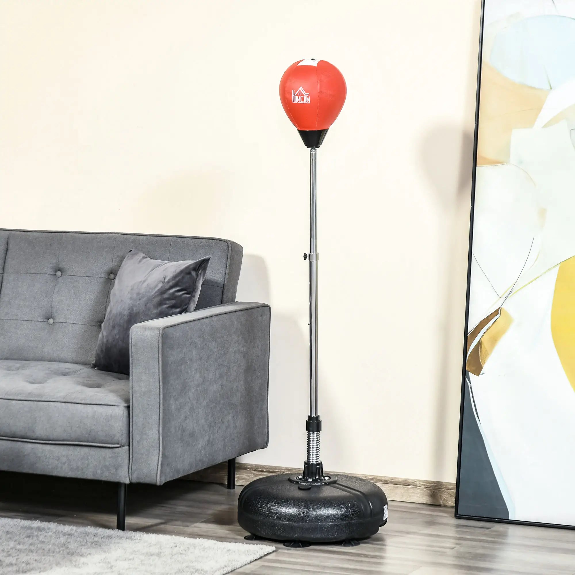 Freestanding Punching Bag Set with Stand, Speedball & Gloves, 52.4