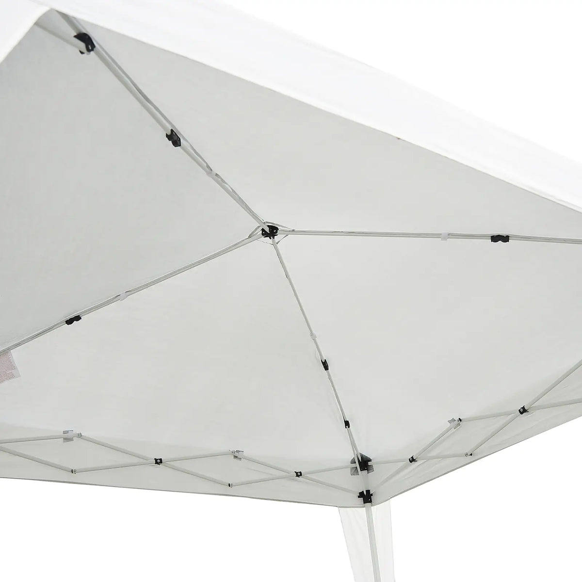 10' Folding Pop-Up Garden Gazebo, Transport Bag, White Pop Up Canopies at Gallery Canada