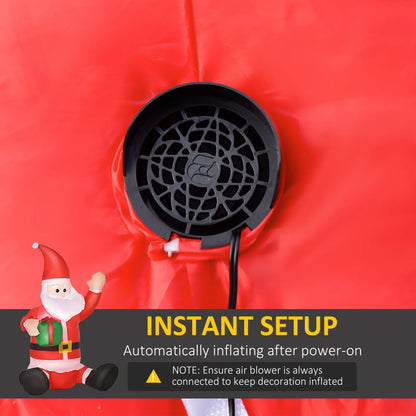 3.9ft Christmas Inflatable Santa Claus, Gift Box Christmas Inflatables at Gallery Canada