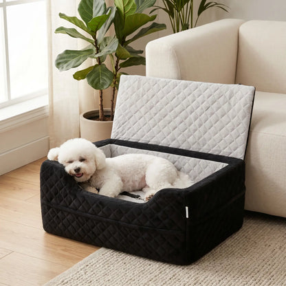 Dog Car Seat, Washable, For Small Dogs Under 10kg, Grey Dog Bike Trailers & Strollers at Gallery Canada
