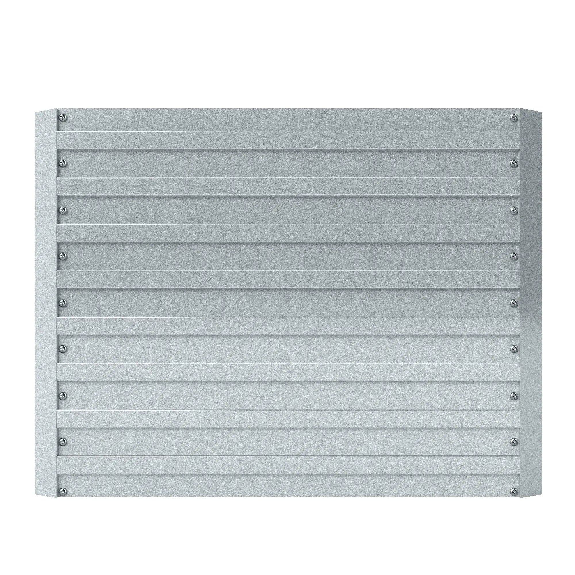 5' x 3' x 2' Raised Garden Bed, Galvanized Planter Box, Silver Galvanized Planter Boxes at Gallery Canada