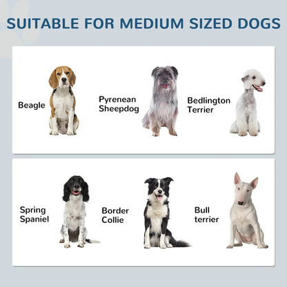 Dog Food Storage Container, Adjustable Panel, Hooks, Medium Size, White Dog Bowls at Gallery Canada