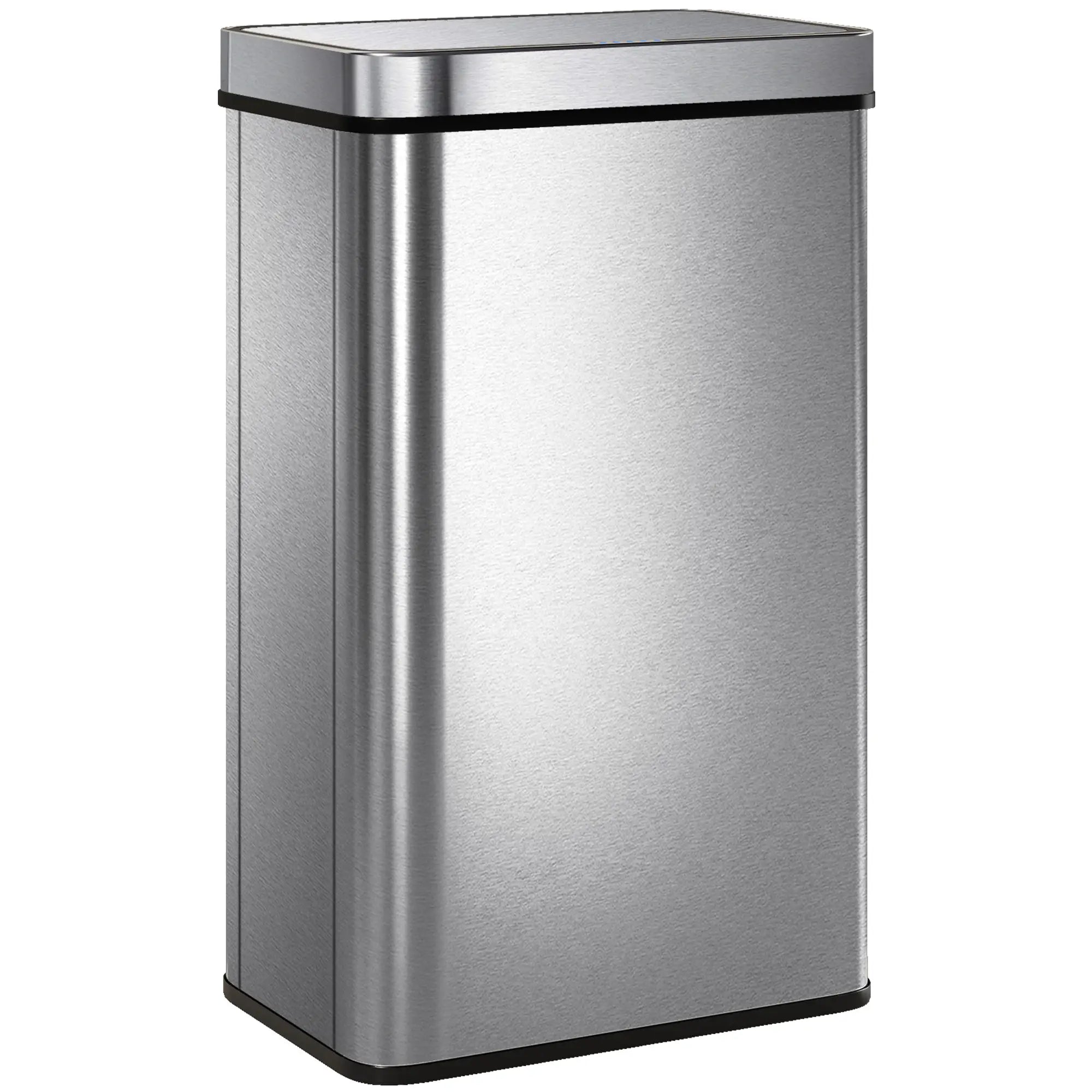 15.9 Gallon Sensor Can, Automatic Garbage Can, Stainless Steel, Silver Household Supplies Silver Tone at Gallery Canada