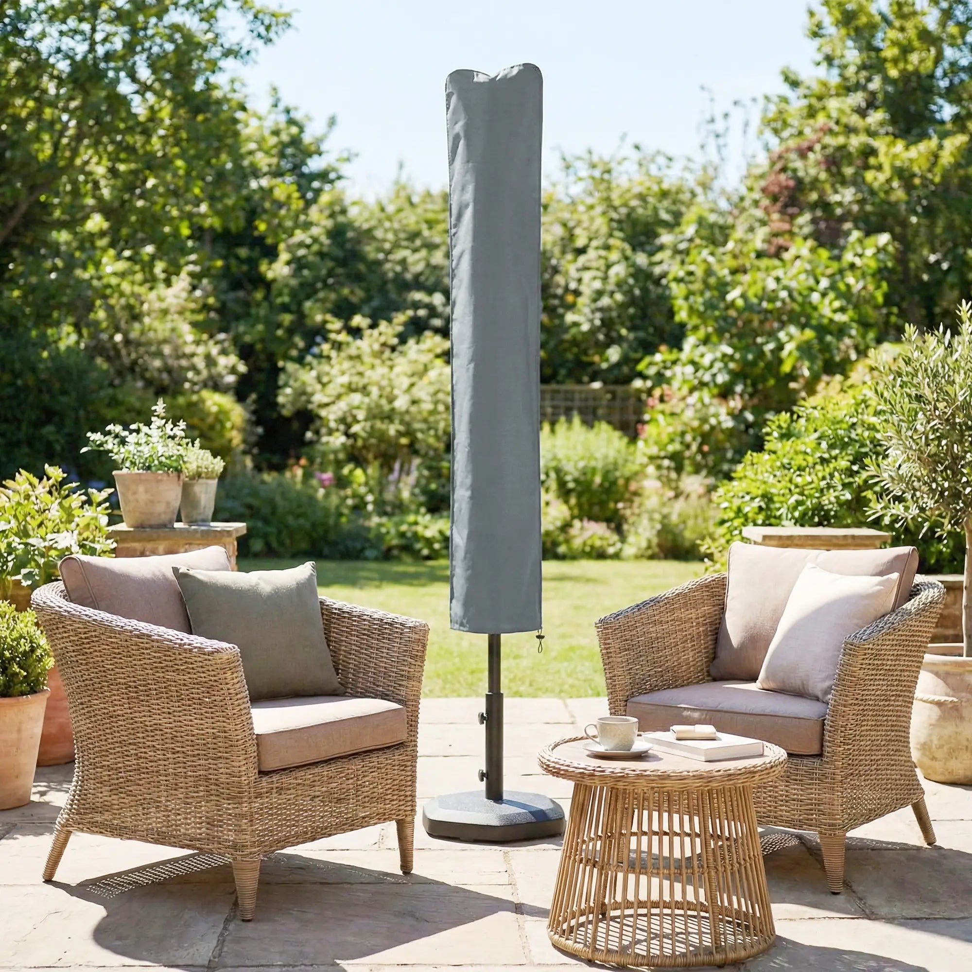Parasol Cover, Patio Cantilever Cover, Banana Umbrella, Grey Umbrella Covers at Gallery Canada