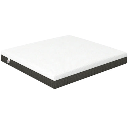 10 Inch King Mattress, Pressure Relief, Lumbar Support, Medium Firm Mattresses White, Dark Grey at Gallery Canada