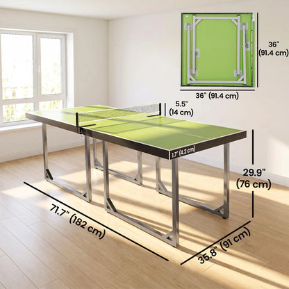 6x3 ft Folding Ping-pong Table, Green Game Tables at Gallery Canada