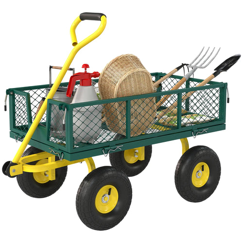 Garden Utility Wagon Cart, Removable Sides, 10