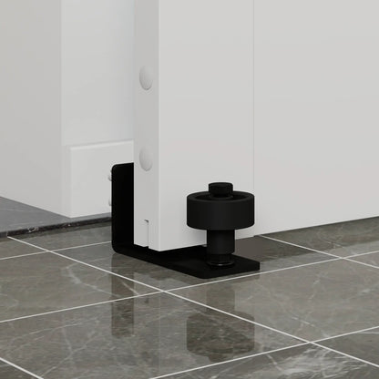 Sliding Barn Door 28x84 In With Hardware Kit, PVC, White Door Hardware at Gallery Canada