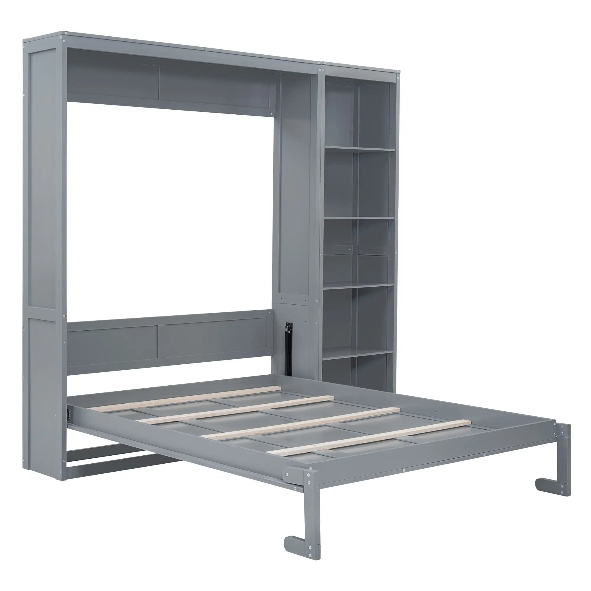 Murphy Bed with Storage, Dual Piston, Space-Saving, 94
