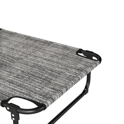Folding Lounge Chair, Reclining Back, Mixed Grey, Grey Lounger Chairs at Gallery Canada
