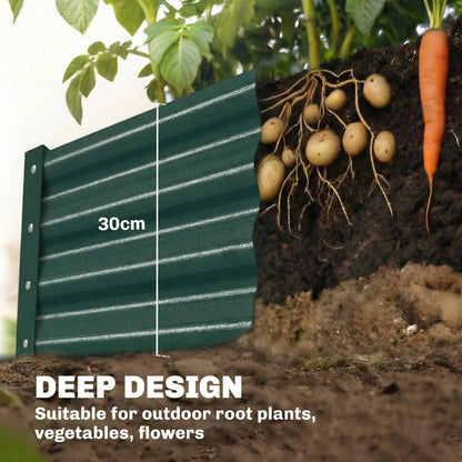 8 x 4 x 1ft Galvanized Raised Garden Bed, Reinforced Outdoor Planter Box, Green Galvanized Planter Boxes at Gallery Canada
