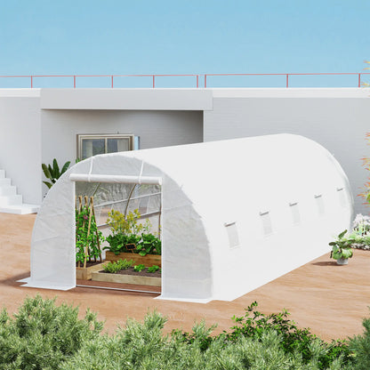 26' x 10' x 6.6' Large Walk in Tunnel Greenhouse Garden Plant Seed Green House Premium Steel Frame Tunnel Greenhouses at Gallery Canada