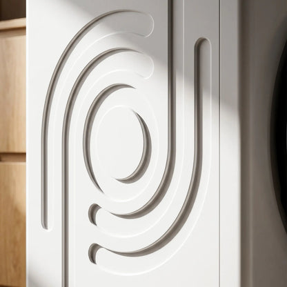 Clothes Dryer with 6 Drying Modes, Laundry Dryer with Stainless Steel Tub 18 lbs, White Dryer Machines at Gallery Canada
