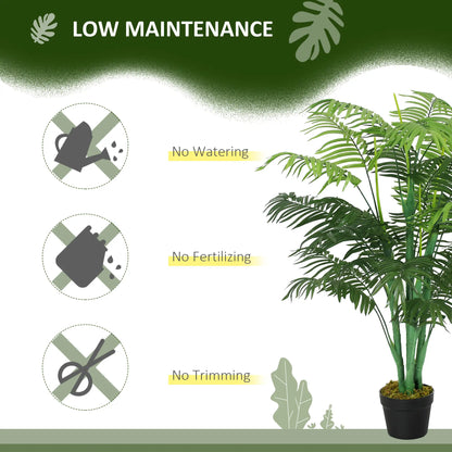 4FT Artificial Palm Tree, Fake Tropical Plant, Green Artificial Trees at Gallery Canada