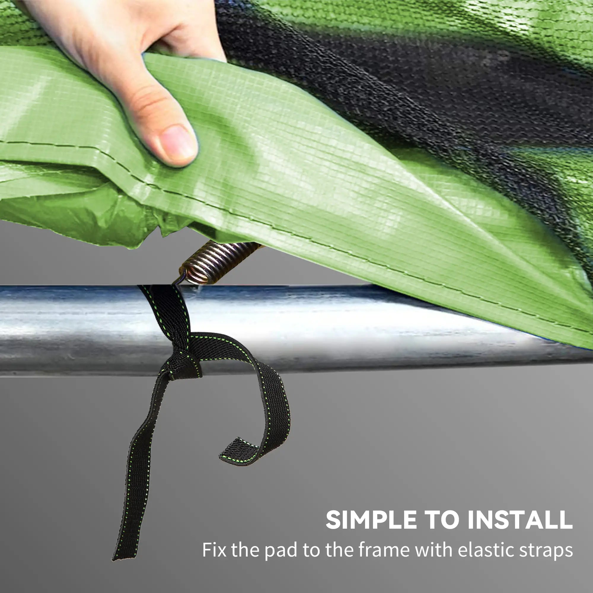 14FT Trampoline Spring Cover, Replacement Pad, Green Trampolines at Gallery Canada