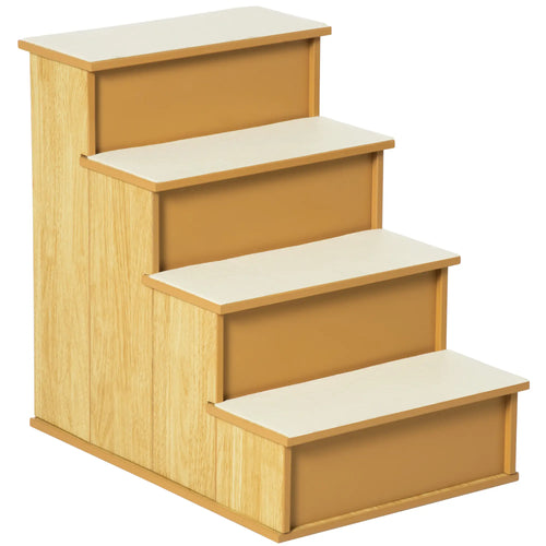Dog Steps, Pet Stairs for Bed, Cat Ladder for Couch, Non-Slip Carpet, 15.7