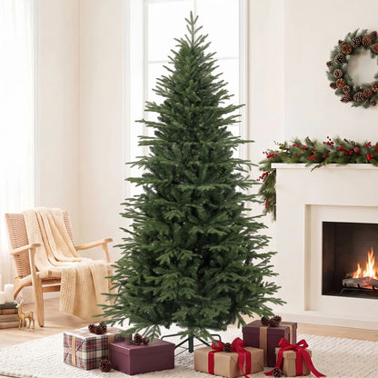 7ft Artificial Christmas Tree Full Hinged Xmas Tree, Green Artificial Christmas Trees at Gallery Canada