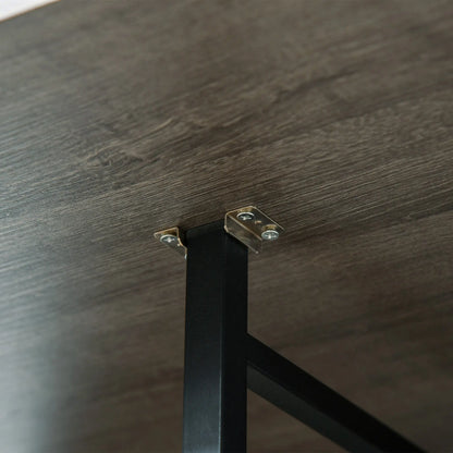 Folding Dining Table, Extendable Kitchen Table, Distressed Grey, Grey Bar Tables & Dining Tables at Gallery Canada