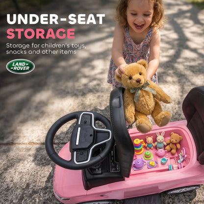 Land Rover Discovery 2-in-1 Ride On Push Car with Storage, Pink Push Cars for Toddlers at Gallery Canada
