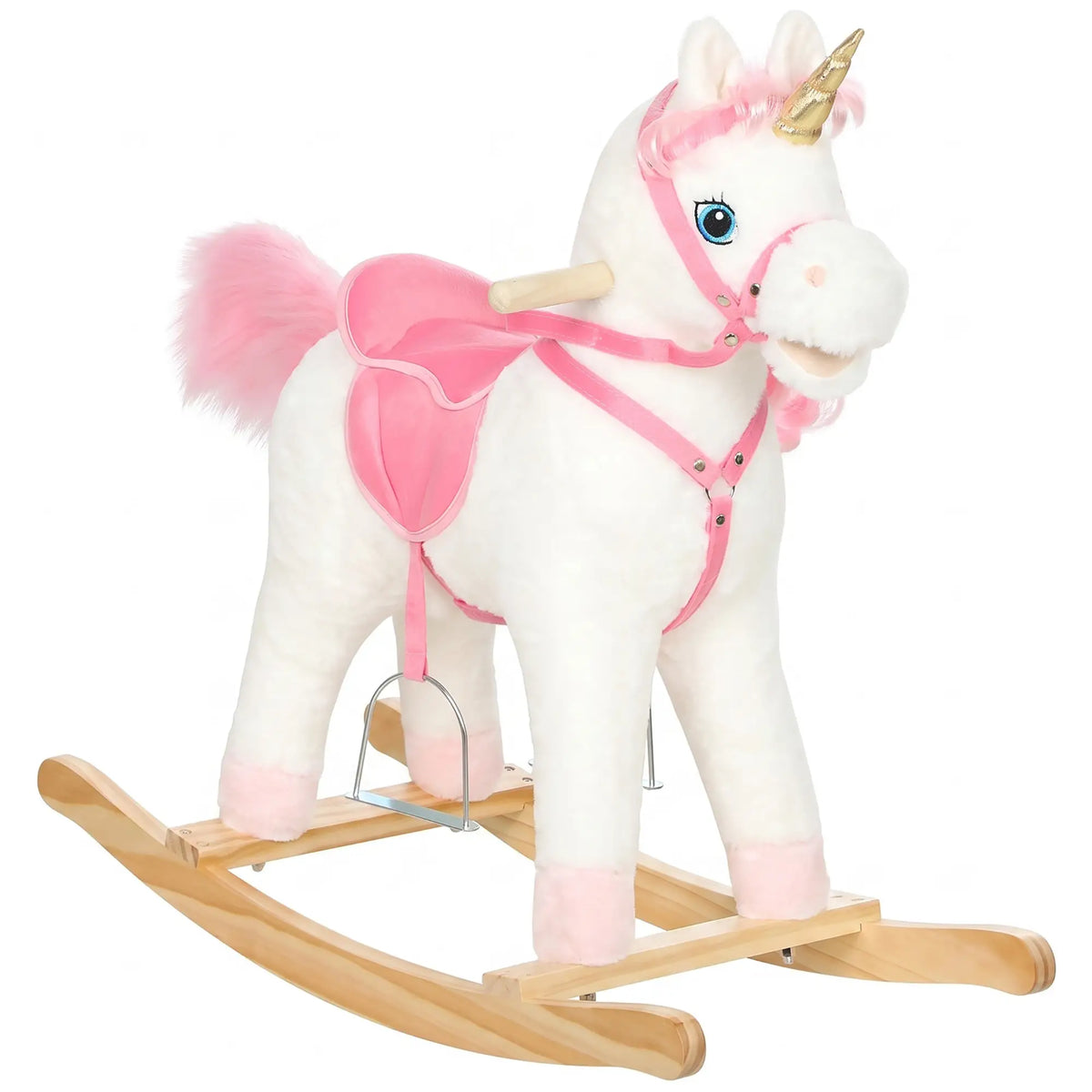Unicorn Rocking Horse, Ride on Toy, Sounds, White, 3-5 Y, White Rocking Horses White at Gallery Canada