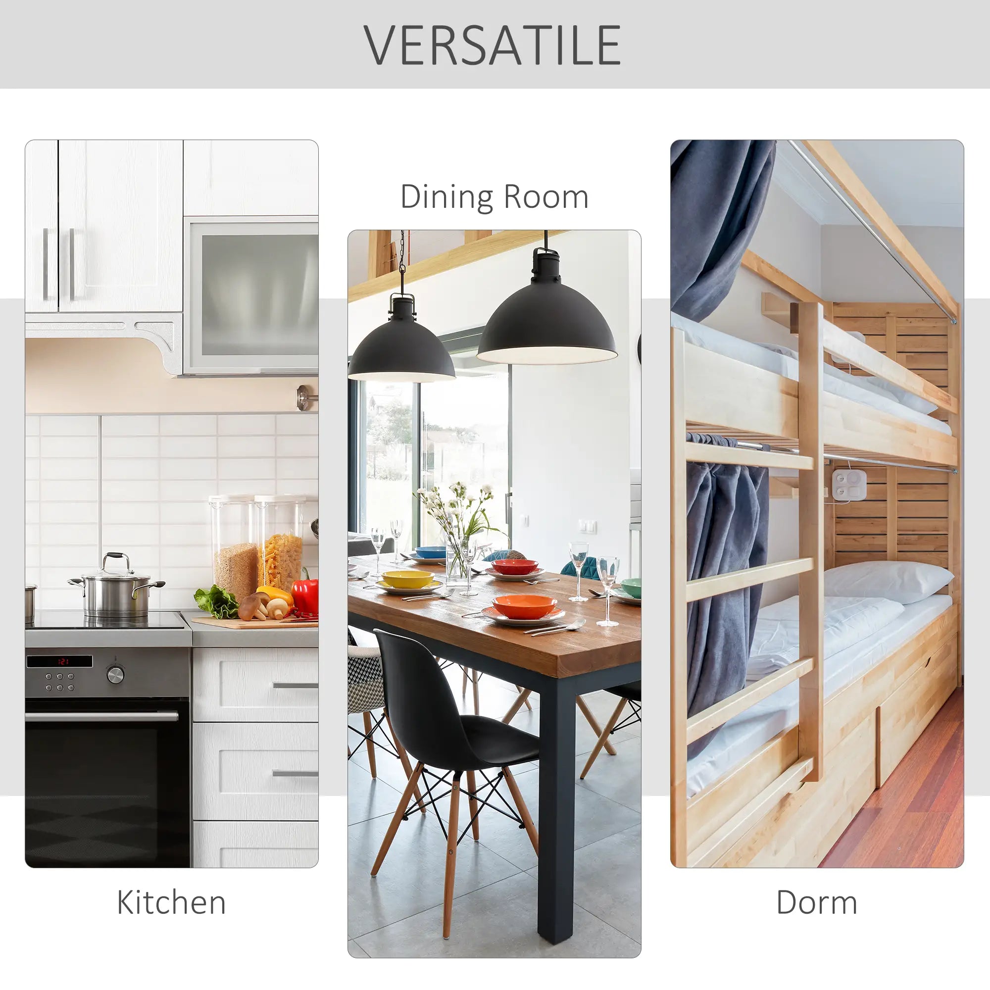 Foldable Dining Table, Drop-Leaf Kitchen Table with Storage Shelf, Oak Bar Tables & Dining Tables at Gallery Canada