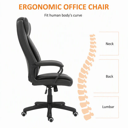 Massage Office Chair, High Back, 6-Point Vibration, Adjustable Height, Brown Massage Chairs at Gallery Canada