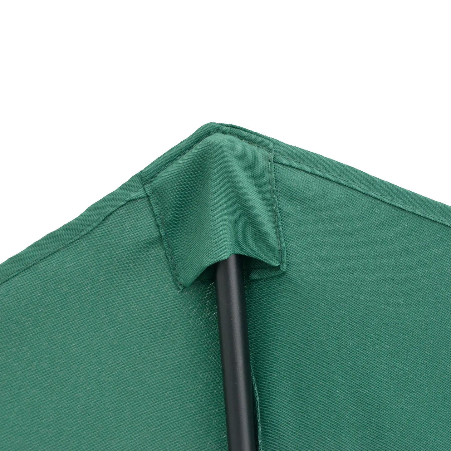 9ft Half Round Umbrella, 5 Ribs, Patio Garden Sun Shade, Dark Green Sun Umbrellas at Gallery Canada