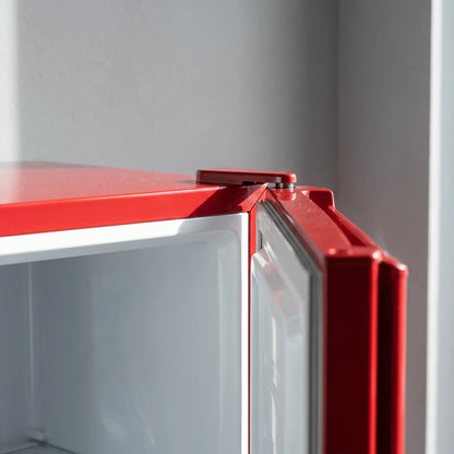 Upright Freezer 2.1 Cubic Feet, Reversible Door, 2 Shelves, Red Small Kitchen Appliances at Gallery Canada