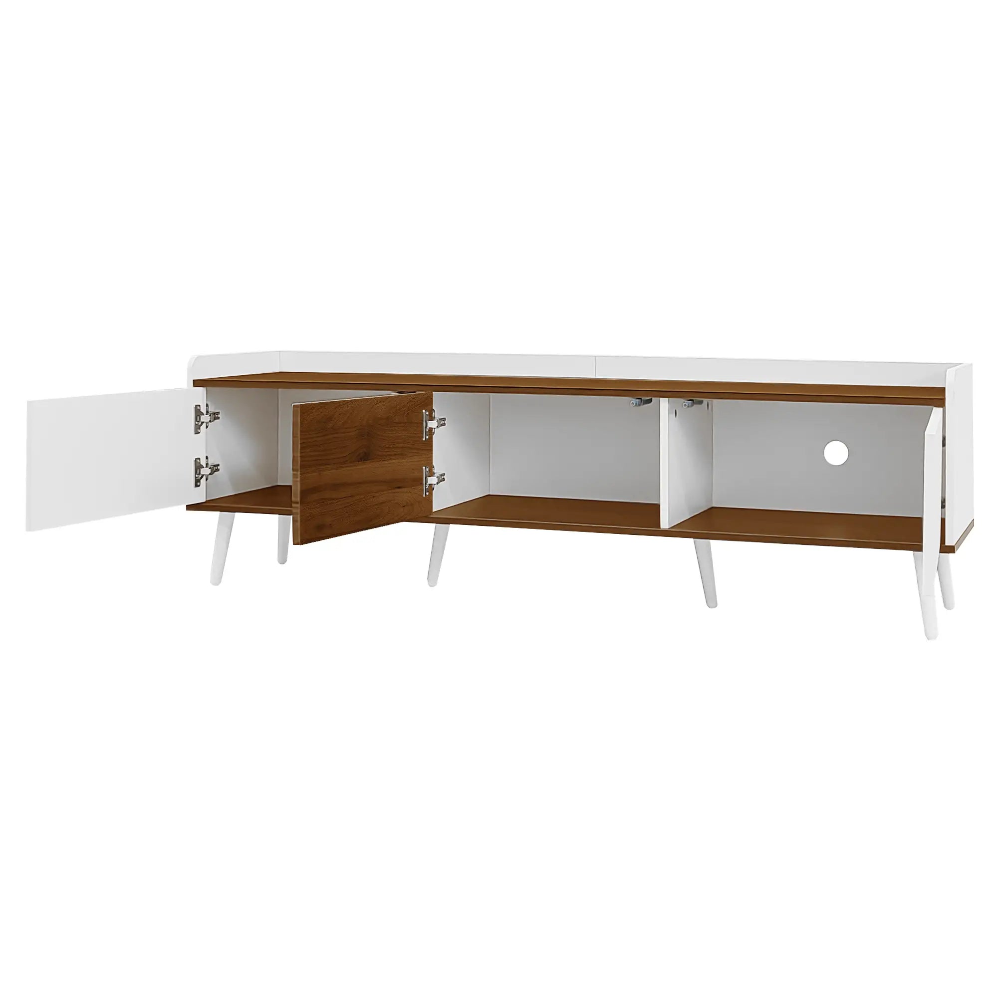 Three Door Stand, Sturdy Wooden Legs, 63