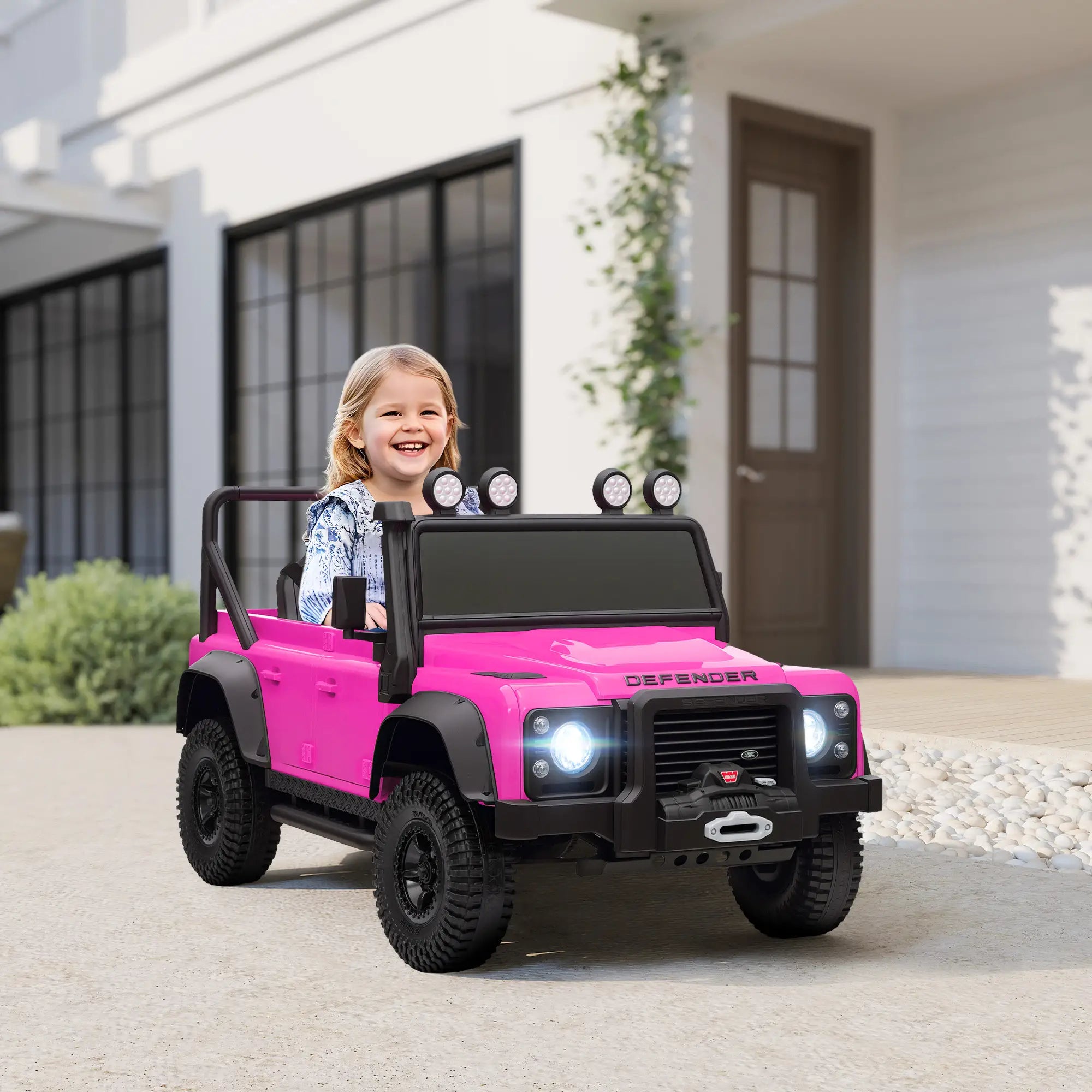 Kids Ride On Truck with Remote Control, 3 Speed, Pink Electric Toy Cars at Gallery Canada