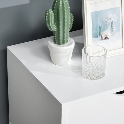 Modern Wooden TV Stand, 2 Storage Cabinets, Fits 65", White TV Stands at Gallery Canada