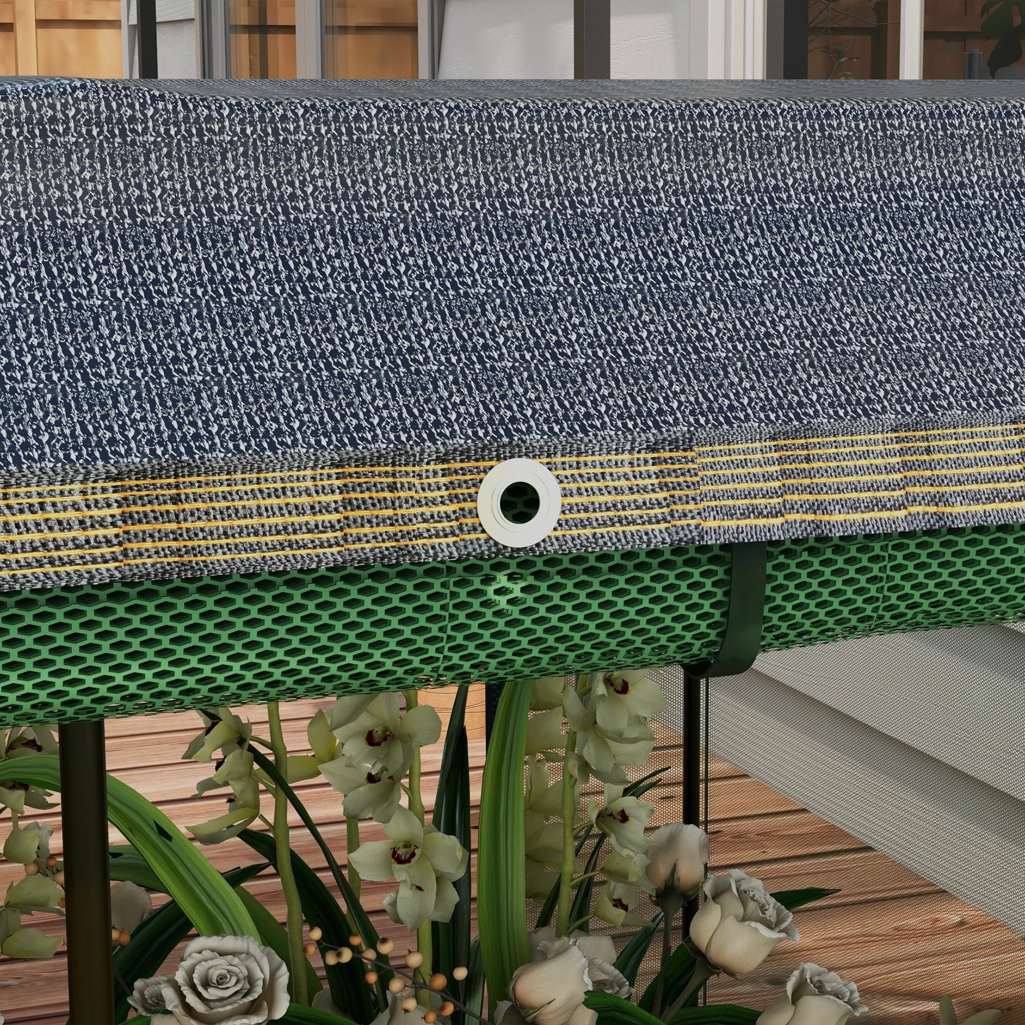 Galvanized Steel Planter Box with Cage, Shade Cloth, Raised Garden Bed Raised Garden Beds at Gallery Canada