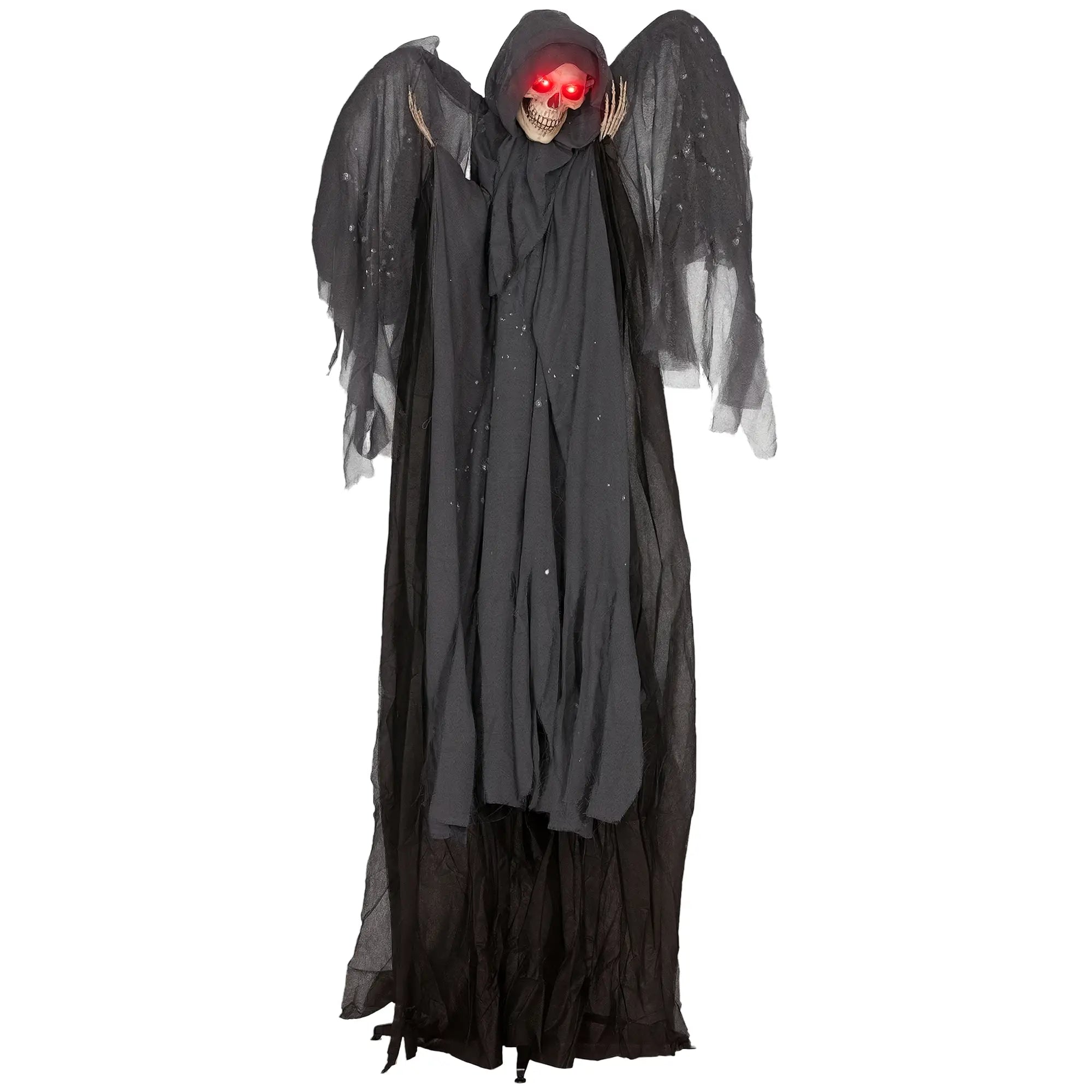 6.4' Winged Grim Reaper Halloween Decoration, Animatronic with Light Up Eyes Halloween Decorations at Gallery Canada