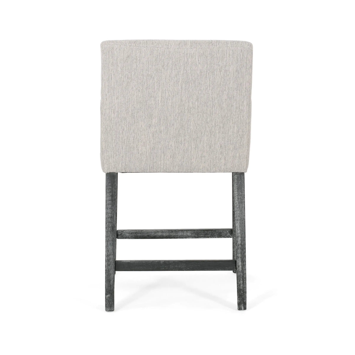 Upholstered Counter Stools, Rubberwood Frame, 24×23×39.5 inch, Light Gray Bar Stools at Gallery Canada