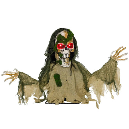 Animated Skeleton with LED Eyes, Battery Operated Halloween Decor Halloween Decorations at Gallery Canada