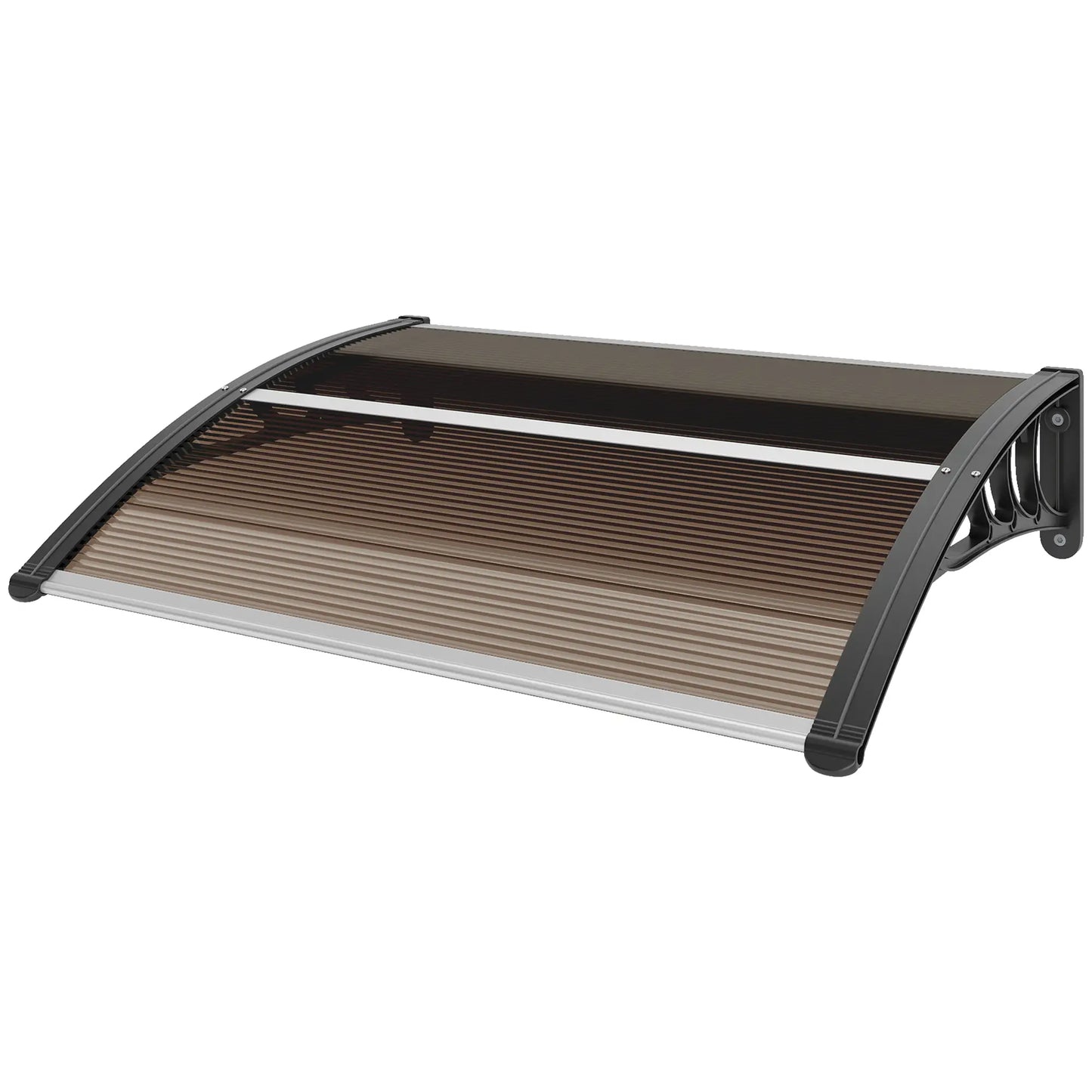 Window Awning Door Canopy, 30" X 50", Brown Door Awnings Brown, Black at Gallery Canada