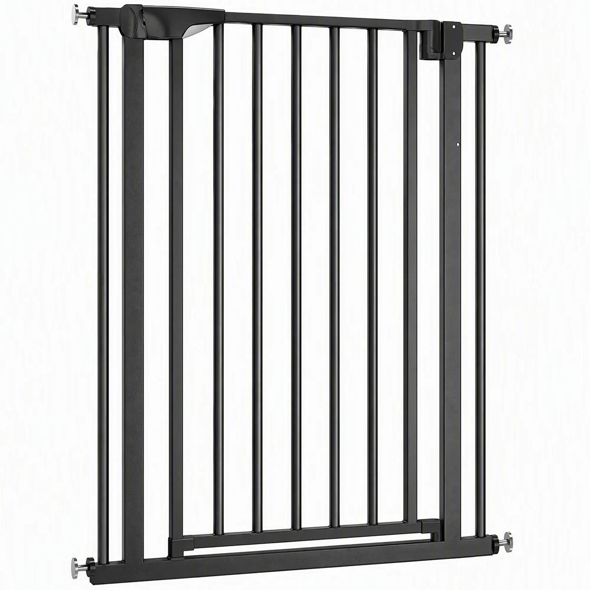 30-32In Baby Pet Gate 36In H Auto-Close Two-Way, Black Pet Gates Black at Gallery Canada