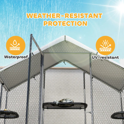 Large Cat Enclosure, Waterproof Cover, 5 Platforms, Hammock Outdoor Cat Enclosures at Gallery Canada