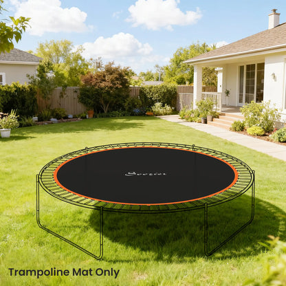 Trampoline Mat Replacement, 12ft, 5.5" Springs, 72 V-Hooks, Orange Trampolines at Gallery Canada