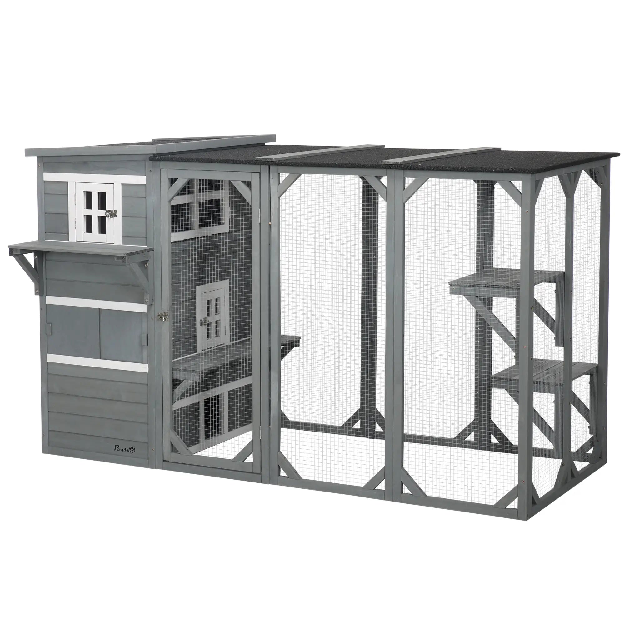 Wooden Cat Catio, 76