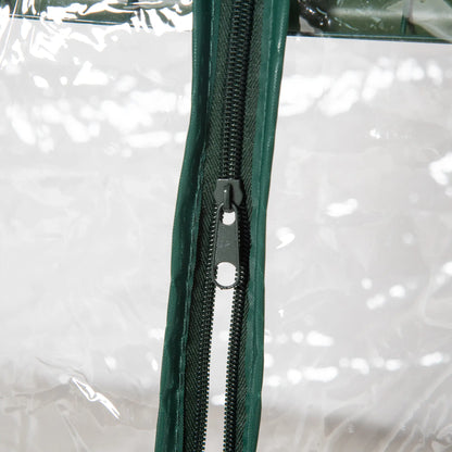 3 Tier Mini Greenhouse, Portable with Shelf Clips, Plastic Cover, Steel Frame, 27" x 19" x 49", Transparent Mini Greenhouses at Gallery Canada