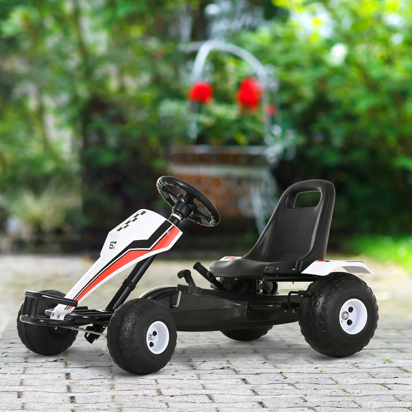 Kids Pedal Go Kart, Adjustable Seat, Plastic Wheels, 3-6 Years Pedal Go Karts for Kids at Gallery Canada