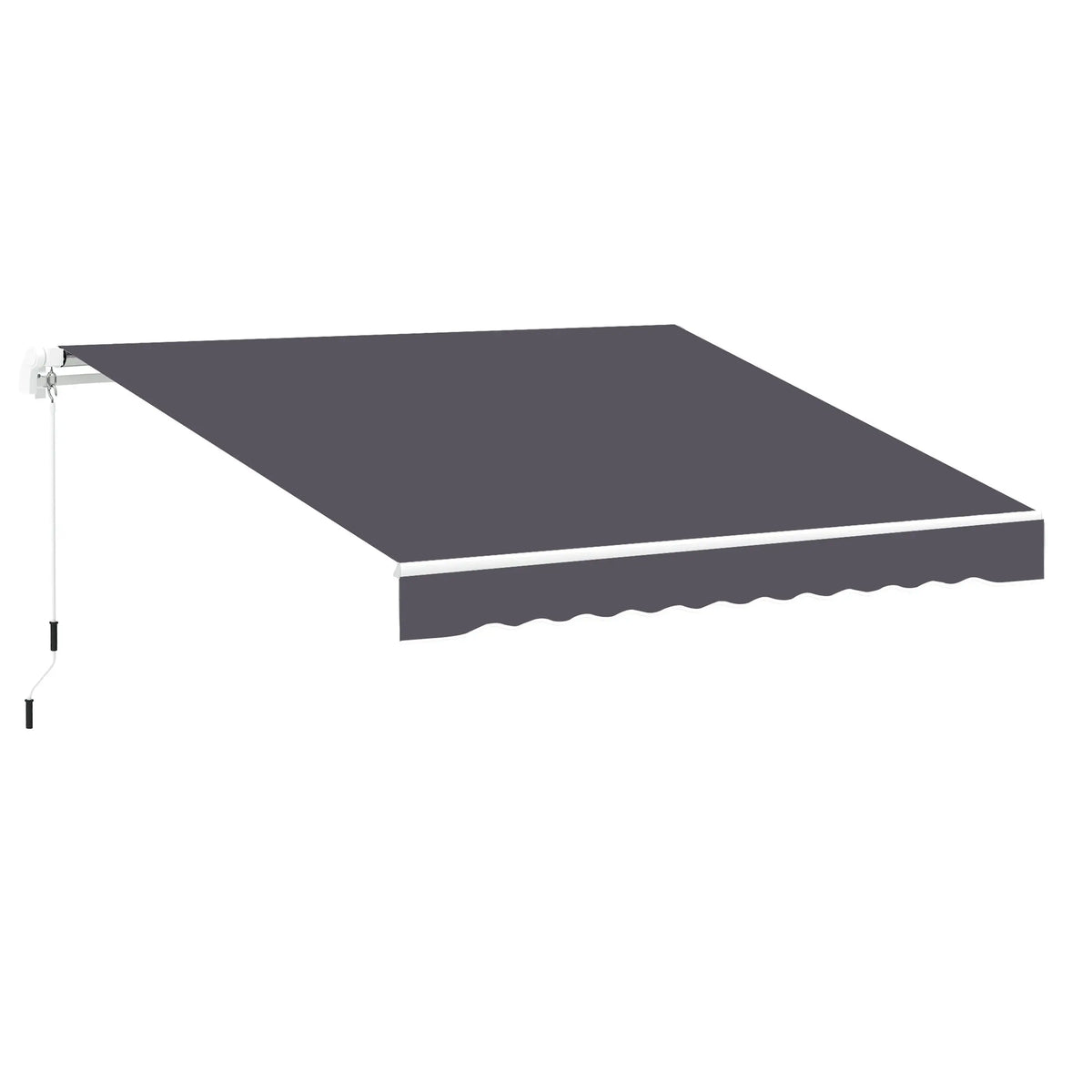 11' x 10' Retractable Awning Fabric Replacement, UV Protection, Grey Awning Fabric Replacement at Gallery Canada