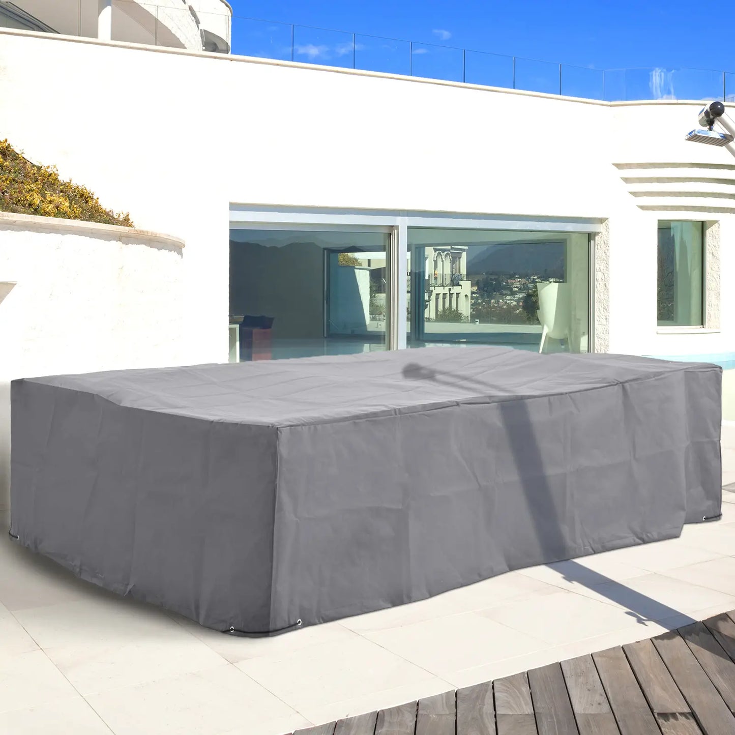 Waterproof Outdoor Furniture Cover, 97" x 65" x 26", Grey Patio Furniture Covers at Gallery Canada