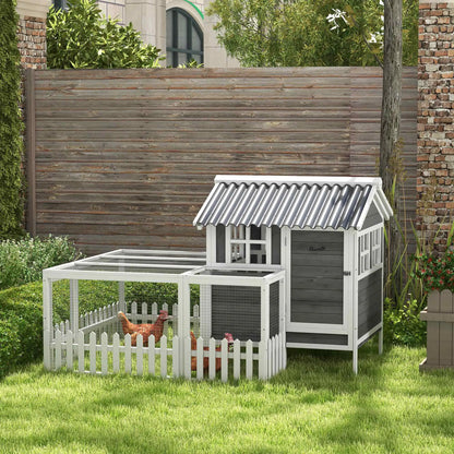 Wooden Chicken Coop with Run, 3-4 Chickens, Bunnies, Ducks Chicken Coops at Gallery Canada