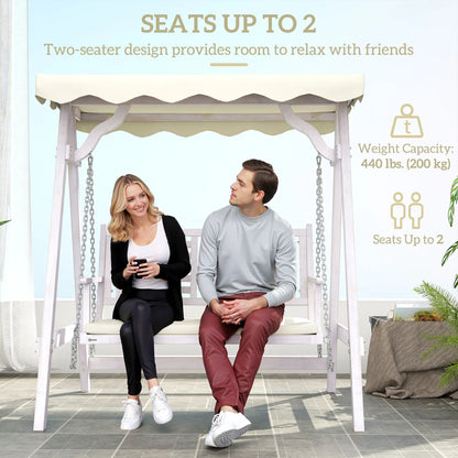 2 Seater Patio Swing With Stand, Canopy & Cushion Patio Swings with Stand at Gallery Canada