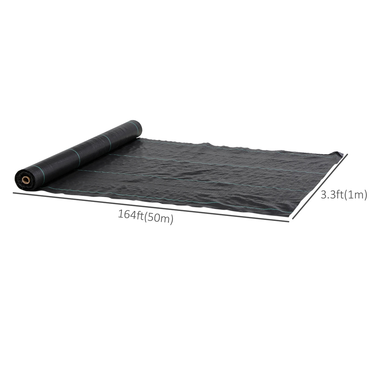 Weed Barrier Landscape Fabric 3ft X 164ft, Heavy Duty 2oz, Black Weed Barrier Fabrics at Gallery Canada